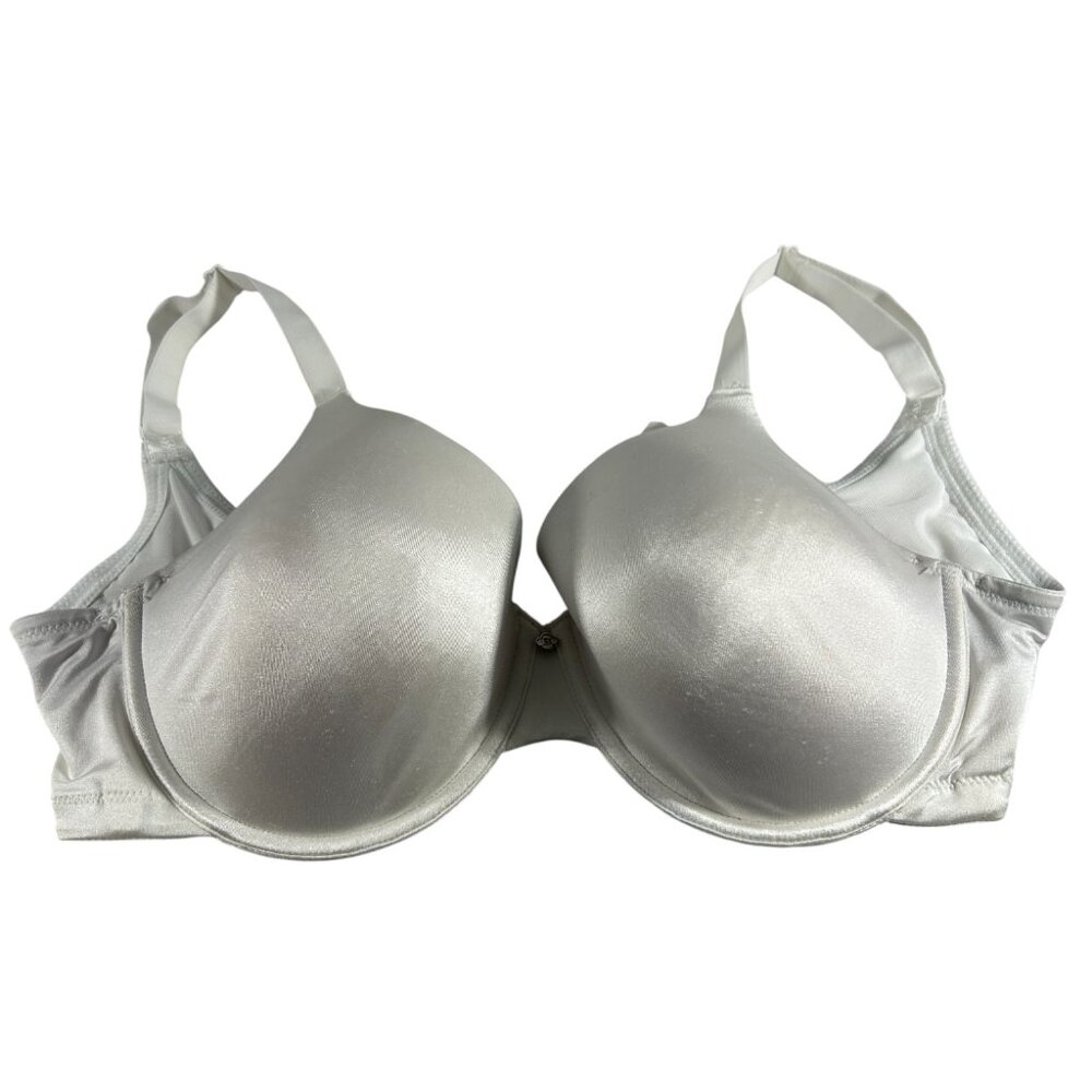 Breezies White Bra Size 36DDD Underwire Lined Padded